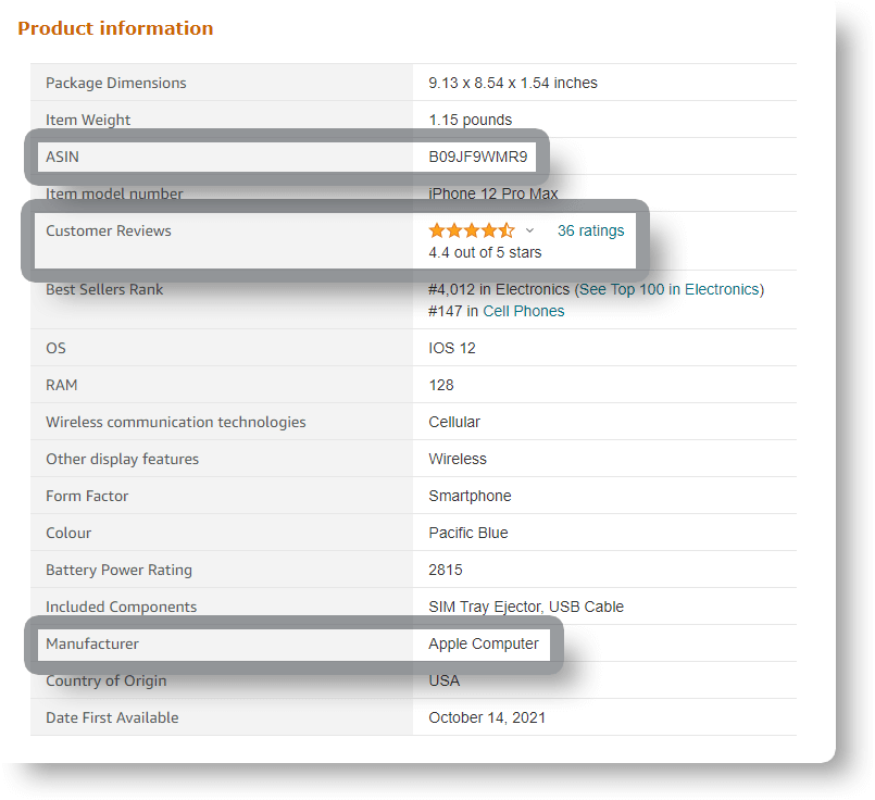 Scrape Amazon Refurbished Phone Product Data