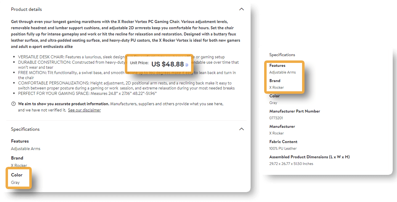 Scrape Walmart Product Data