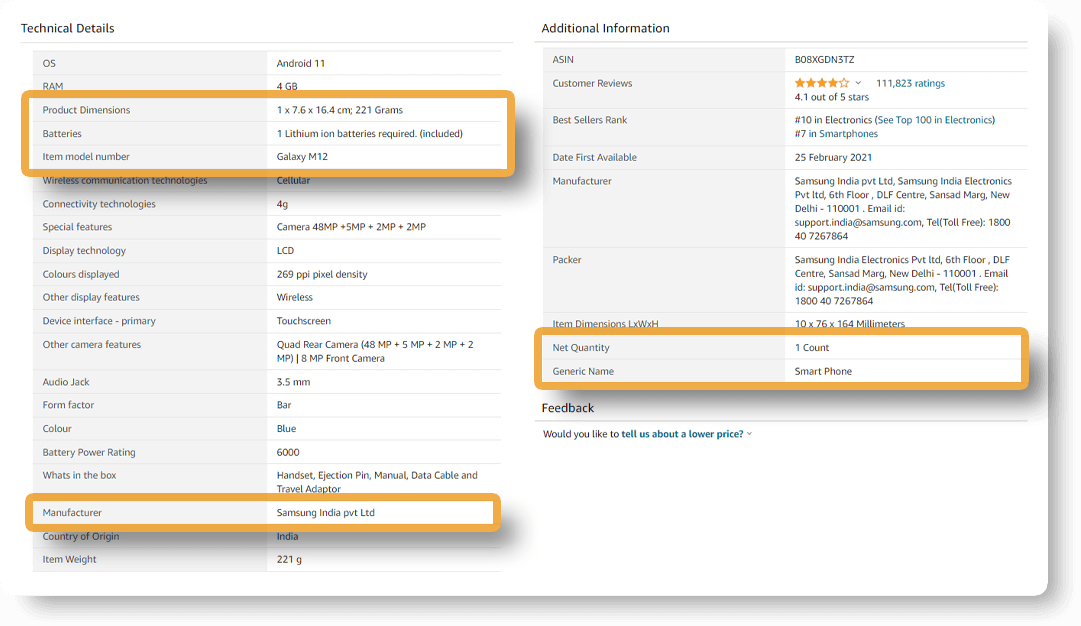 Scrape Amazon Product Data