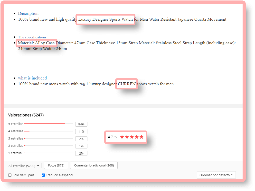 Scrape Aliexpress Product Data